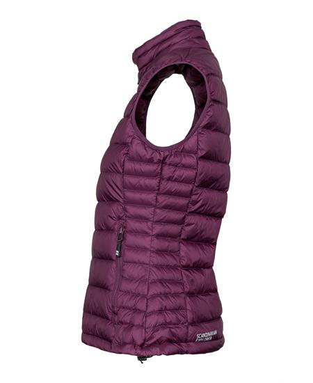 Vest dame lilla 