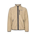 Sherpa fleecejakke unisex beige